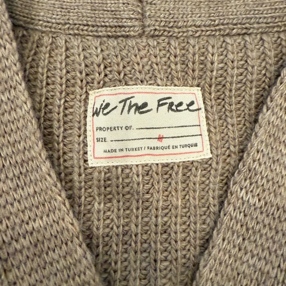 Free People - We the Free Obi Cardigan in Driftwood - Picture 3 of 5